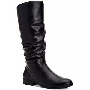 Style & Co. Kelimae Knee-High Boots, Black Women's US 6.5M
